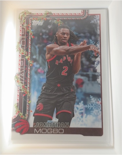2025-26 Topps Holiday #H23 Jonathan Mogbo — front