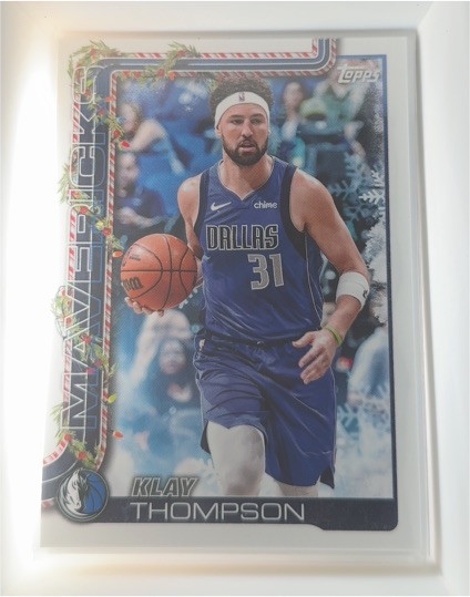 2025-26 Topps Holiday #H137 Klay Thompson — front