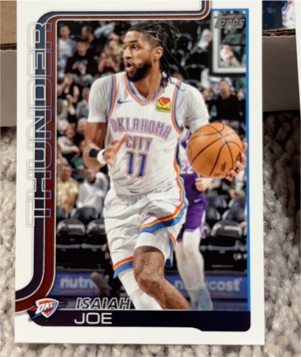 2025-26 Topps #121 Isaiah Joe — front