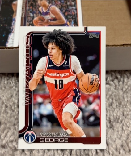 2025-26 Topps #98 Kyshawn George — front