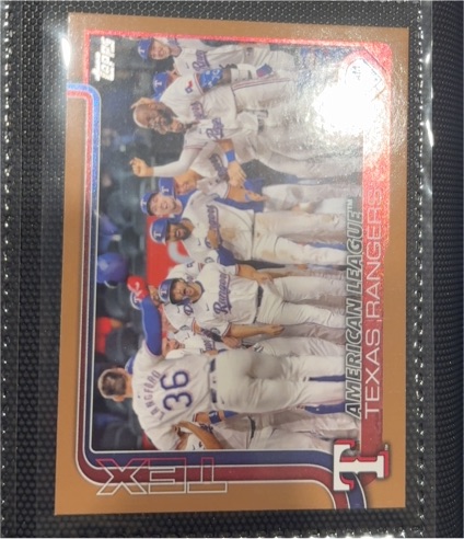 2025 Topps Series 2 #593 Texas Rangers Team — front