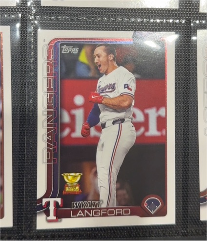 2025 Topps #68 Wyatt Langford — front