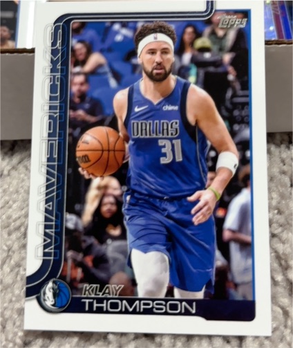 2025-26 Topps #170 Klay Thompson — front