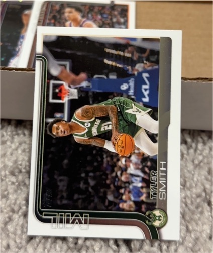 2025-26 Topps Basketball #60 Tyler Smith — front