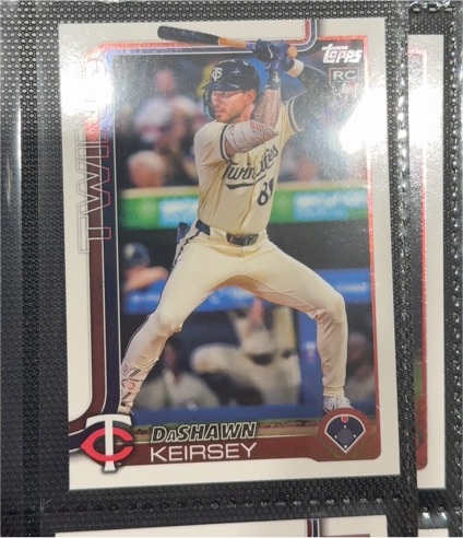 2025 Topps Series 2 #605 Dashawn Keirsey — front