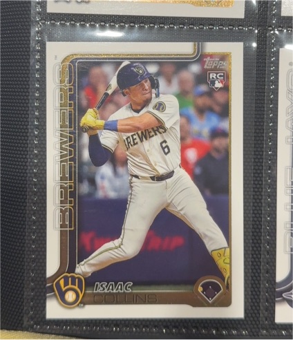 2025 Topps #92 Isaac Collins — front