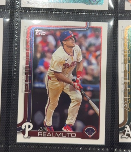 2025 Topps #2 J.T. Realmuto — front