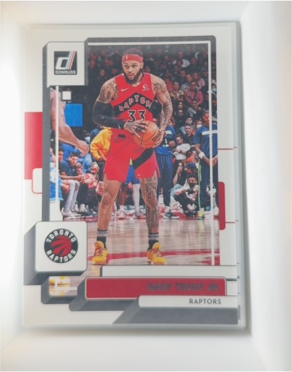 2022 Donruss #33 Gary Trent Jr. — front