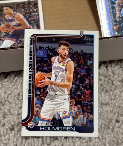 2025-26 Topps #118 Chet Holmgren — front