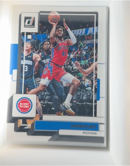 2022-23 Donruss #114 Saddiq Bey — front
