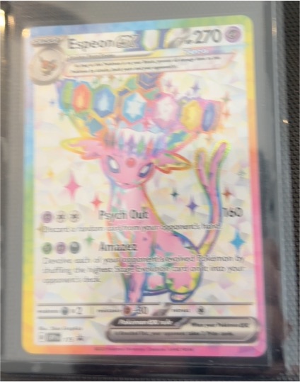 2025 Pokemon Scarlet & Violet #175 Espeon EX — front