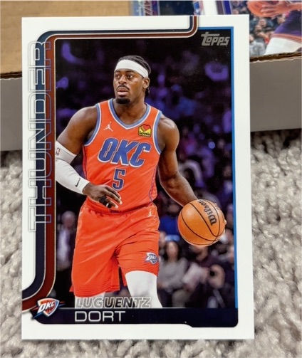 2025-26 Topps #117 Luguentz Dort — front