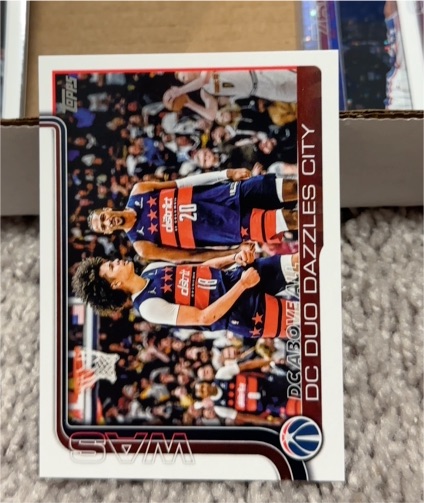 2025-26 Topps #285 DC Above All: DC Duo Dazzles City — front