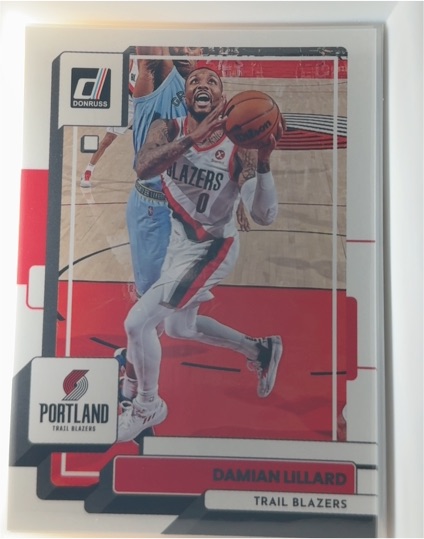 2022-23 Donruss #106 Damian Lillard Portland Trail Blazers — front