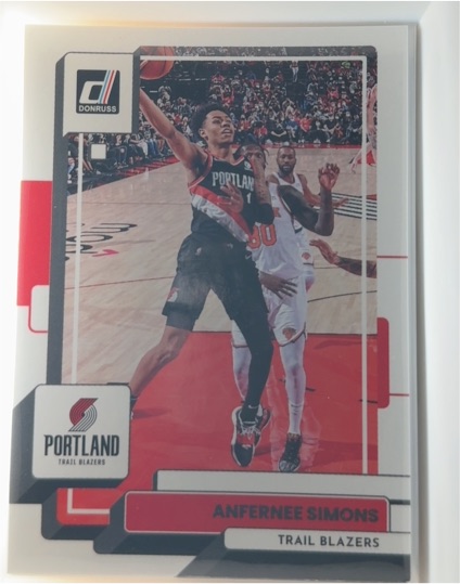 2022-23 Donruss #107 Anfernee Simons — front