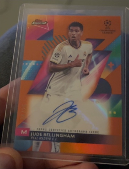 2023-24 Topps Finest UEFA Club Competitions #112 Jude Bellingham — front