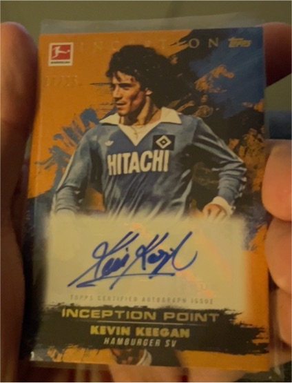 2024-25 Topps Inception Kevin Keegan Inception Point Orange #6/25 — front