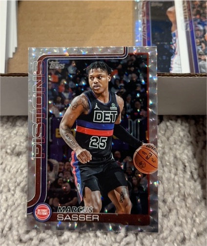 2025-26 Topps #46 Marcus Sasser — front