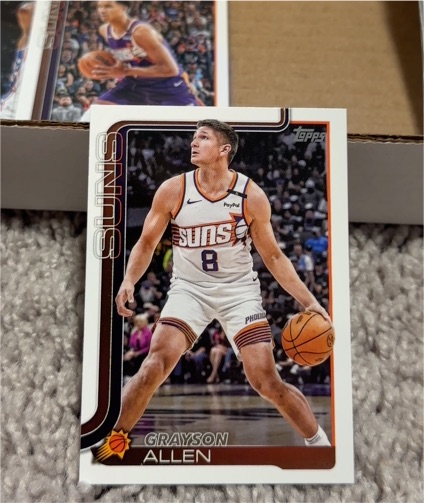 2025-26 Topps #161 Grayson Allen — front