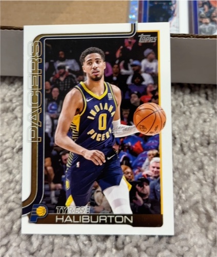 2025-26 Topps #47 Tyrese Haliburton Indiana Pacers — front