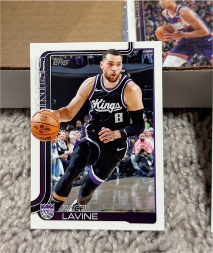 2025-26 Topps #163 Zach LaVine — front