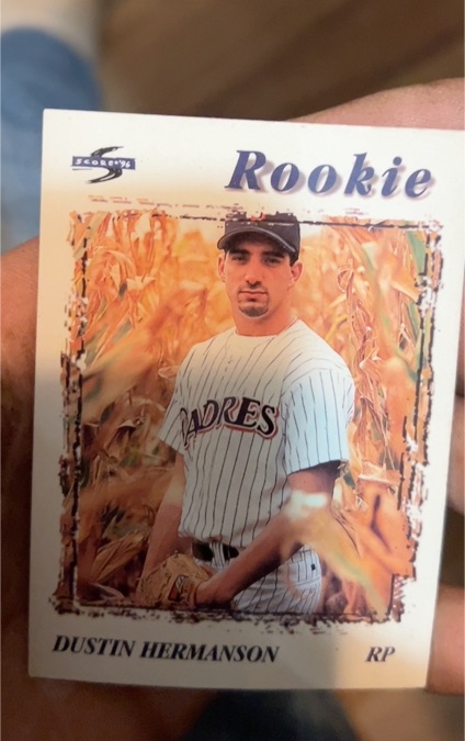 1996 Score #266 Dustin Hermanson — front