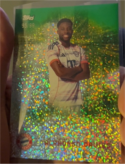 2021 Topps UEFA Champions League #95 Alphonso Davies — front
