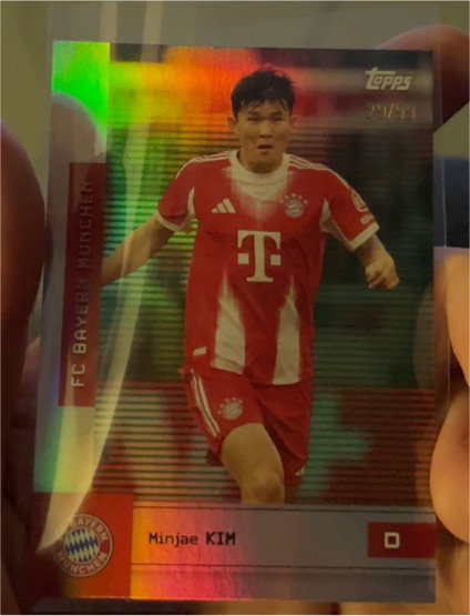 2025 Topps #29 Minjae Kim — front