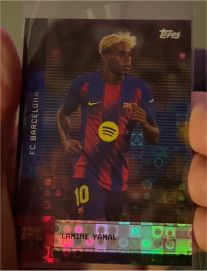 2025 Topps FC Barcelona #1 Lamine Yamal — front