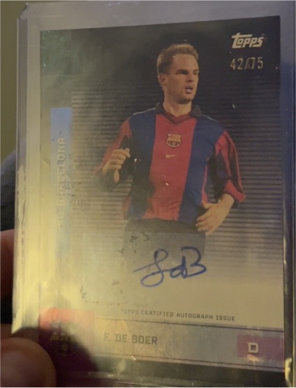 2025 Topps #42 Frank De Boer — front