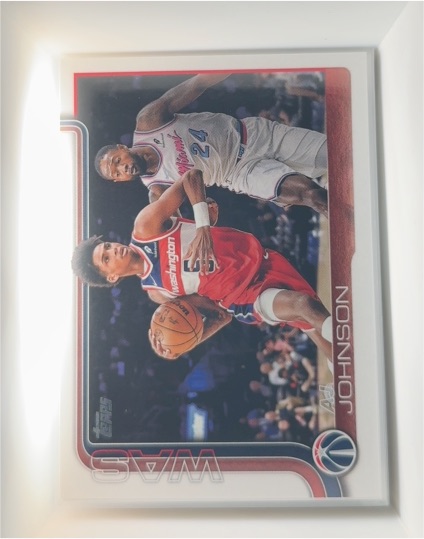 2025-26 Topps #99 AJ Johnson — front