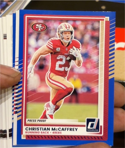 2025 Donruss #161 Christian McCaffrey — front