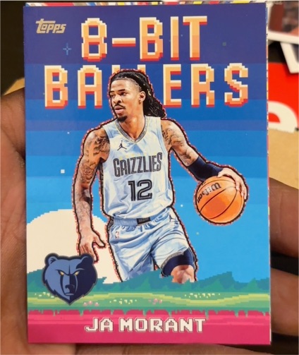 2025-26 Topps #8B-12 Ja Morant 8-Bit Ballers — front
