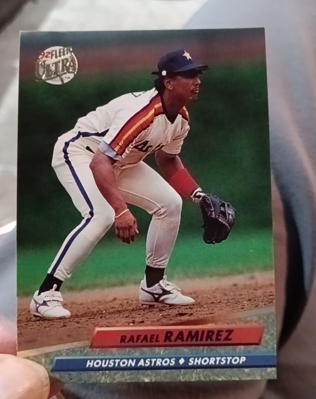 1992 Fleer Ultra #495 Rafael Ramirez — front
