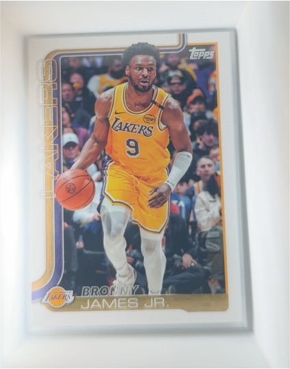 2025-26 Topps #152 Bronny James Jr. — front