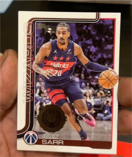 2025-26 Topps #96 Alex Sarr — front