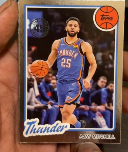 2025-26 Topps - 1980-81 Topps Basketball #80BK-12 Ajay Mitchell — front