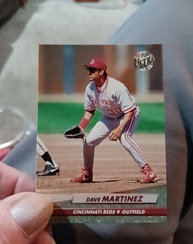 1992 Fleer Ultra #484 Dave Martinez — front