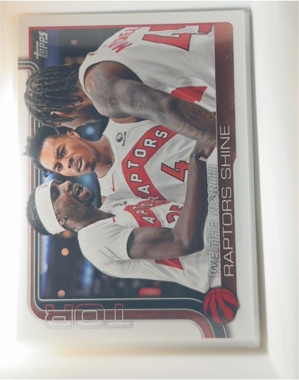 2025-26 Topps #276 We The North: Raptors Shine — front