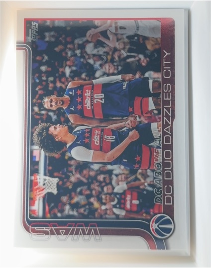 2025-26 Topps #285 DC Above All: DC Duo Dazzles City — front