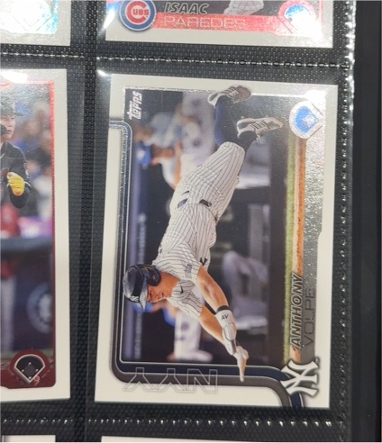 2025 Topps #35 Anthony Volpe — front