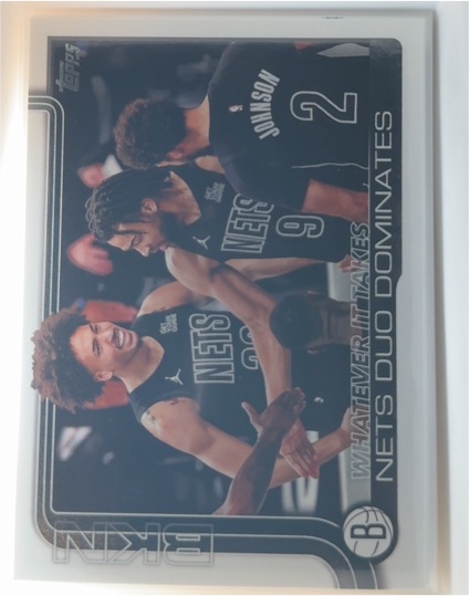 2025-26 Topps #273 Whatever It Takes: Nets Duo Dominates — front