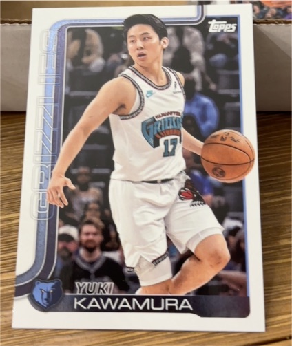 2025-26 Topps #188 Yuki Kawamura — front