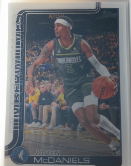 2025-26 Topps #248 Jaden McDaniels — front