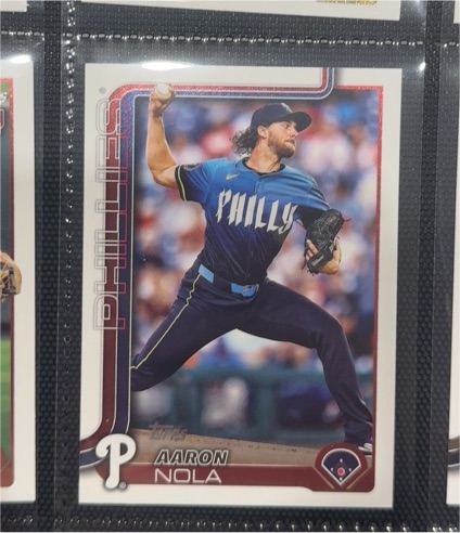 2025 Topps Series 2 #454 Aaron Nola — front