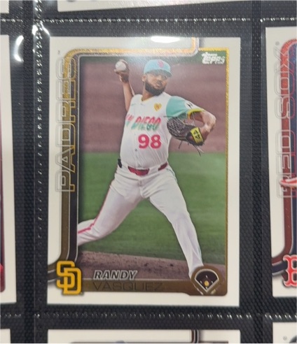 2025 Topps Series 2 #456 Randy Vásquez — front