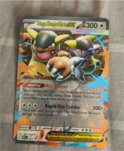 2014 Pokémon Mega Evolution Black Star Promo #025 Mega Kangaskhan EX — front