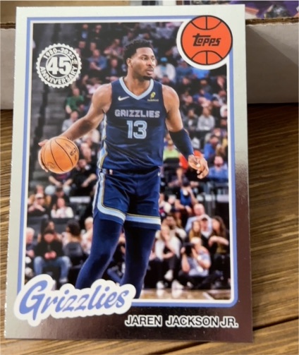 2025-26 Topps #80BK-41 Jaren Jackson Jr. 1980-81 Topps Basketball Insert — front
