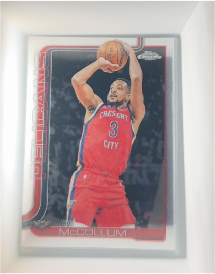 2025-26 Topps Chrome #136 CJ McCollum — front