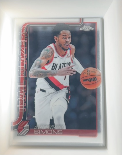2025-26 Topps Chrome #122 Anfernee Simons — front
